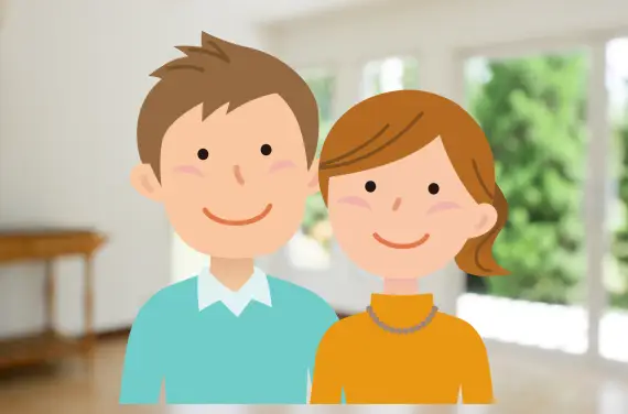 夫婦のイラスト